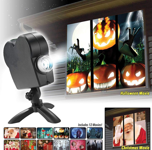 MonsterGlow™ Haunting Halloween Projector 🎃🔦🏠